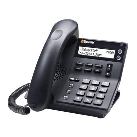 SHORE TEL 420 quick reference