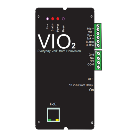 HOLOVISION VIO2 Installation instructions manual