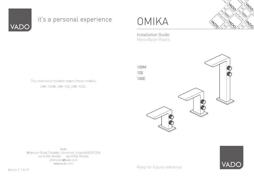 VADO OMIKA 100 User manual