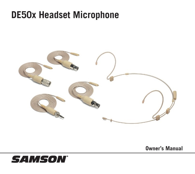 Samson DE50 Series User manual