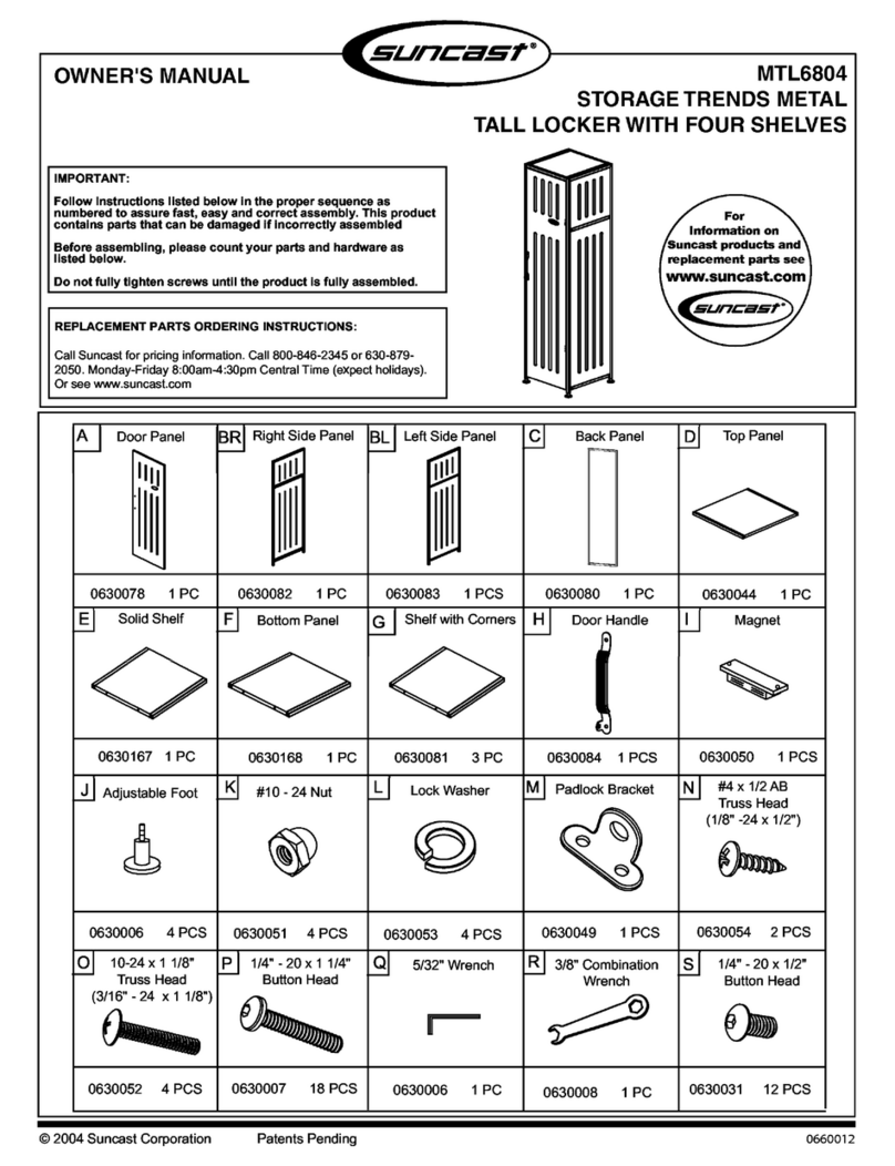 Suncast MTL6804 User manual Suncast MTL6804 User manual