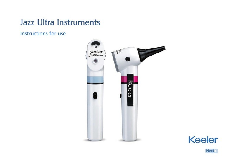 Keeler Jazz Ultra SERIES Instructions for use