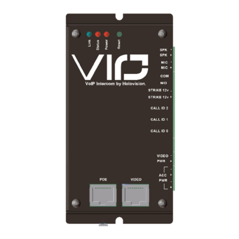 HOLOVISION 400-A-VIO User manual