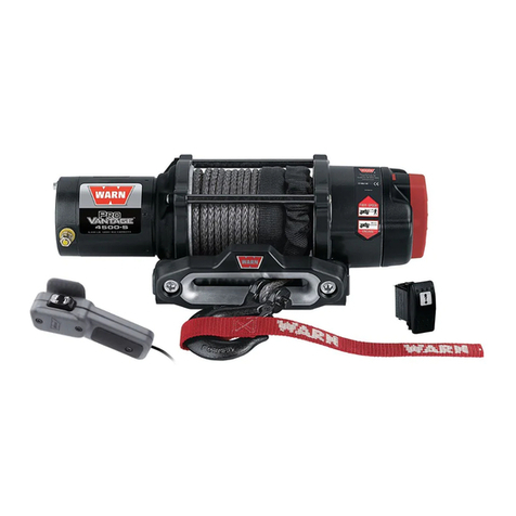 Warn PROVANTAGE 4500-S Operating instructions