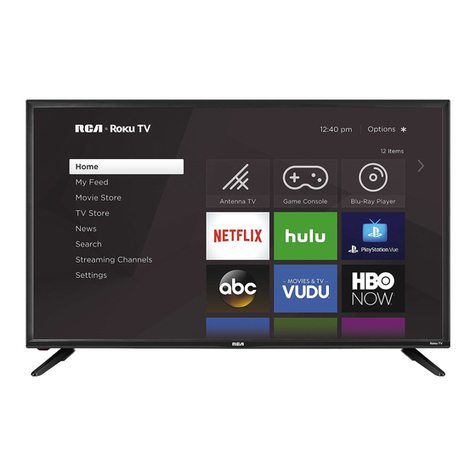 RCA Roku TV RTR4060-U-US User manual