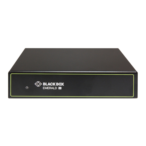 Black Box EMERALD SE DUAL-HEAD User manual