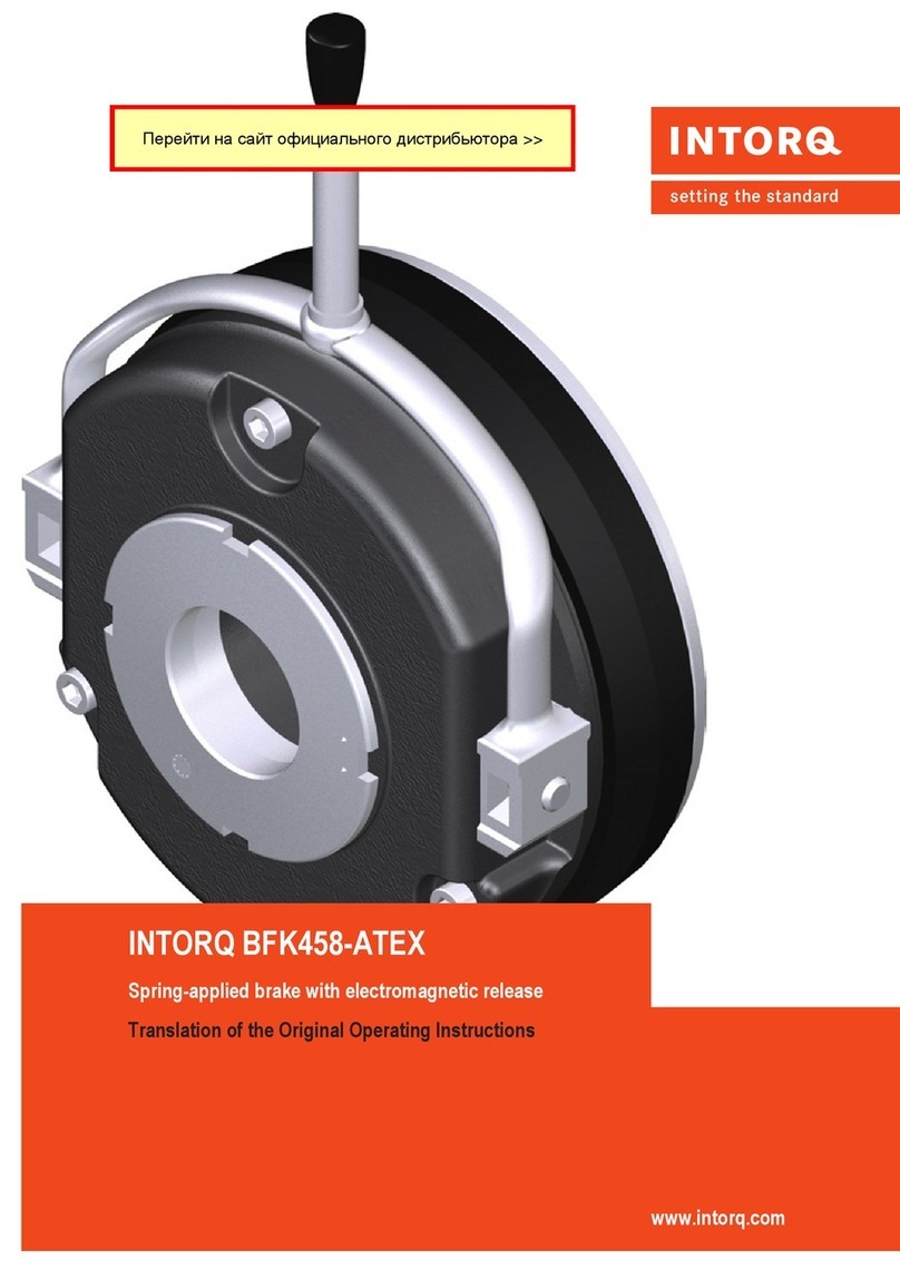 INTORQ BFK458-ATEX Quick guide