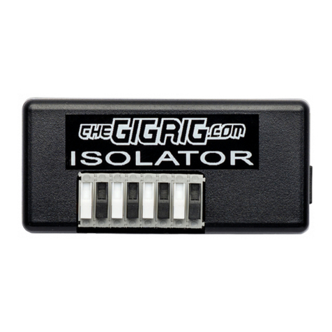 GigRig Isolator User manual