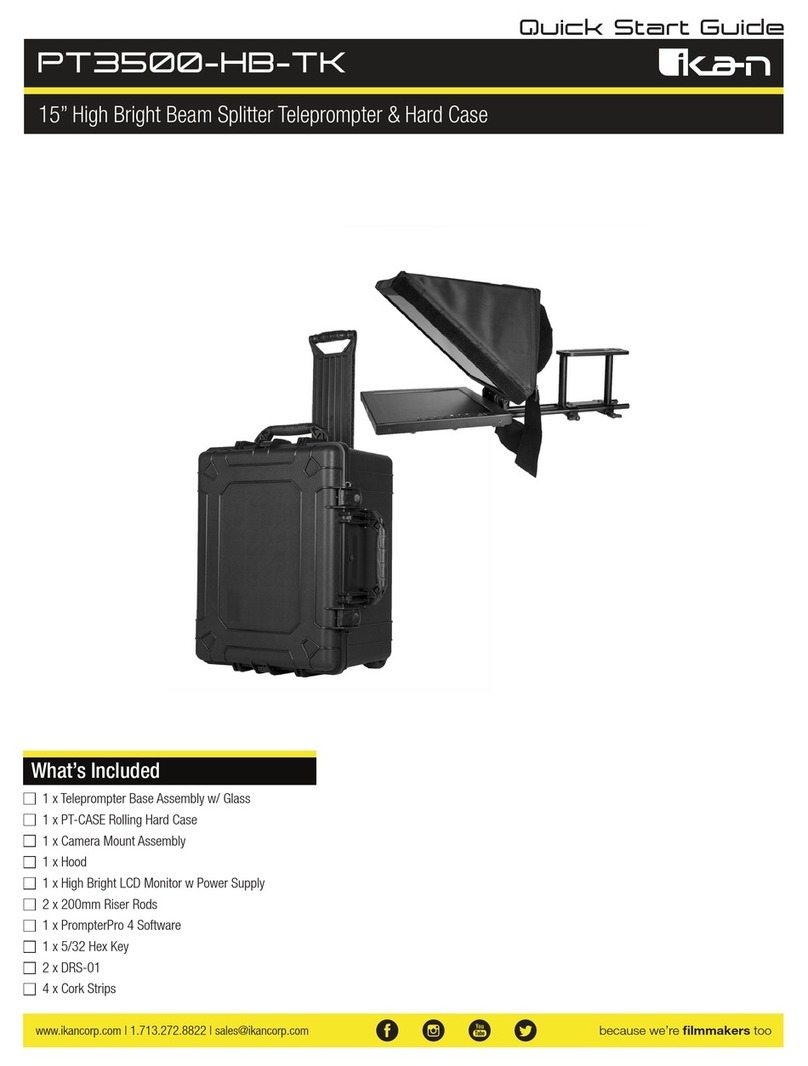 Ikan PT3500-HB-TK User manual