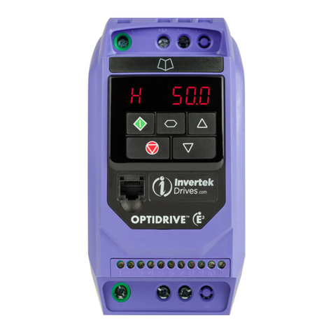 Invertek Drives OPTIDRIVE E3 User manual
