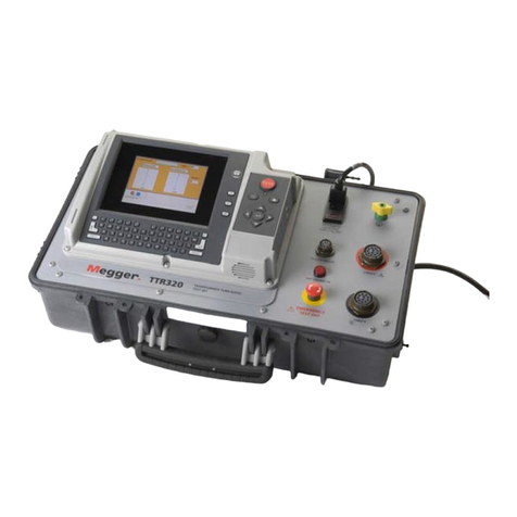 Megger TTR320 Series instruction manual