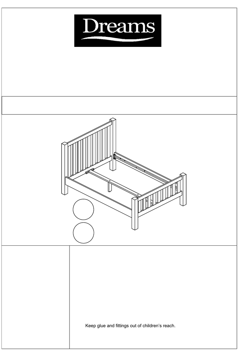 DREAMS MOORE BED Assembly instruction