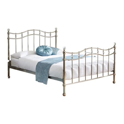 DREAMS Louis Chrome Bed -King User manual DREAMS Louis Chrome Bed -King User manual