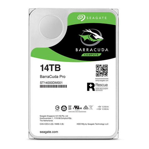 Seagate Barracuda Pro ST14000DM001 User manual