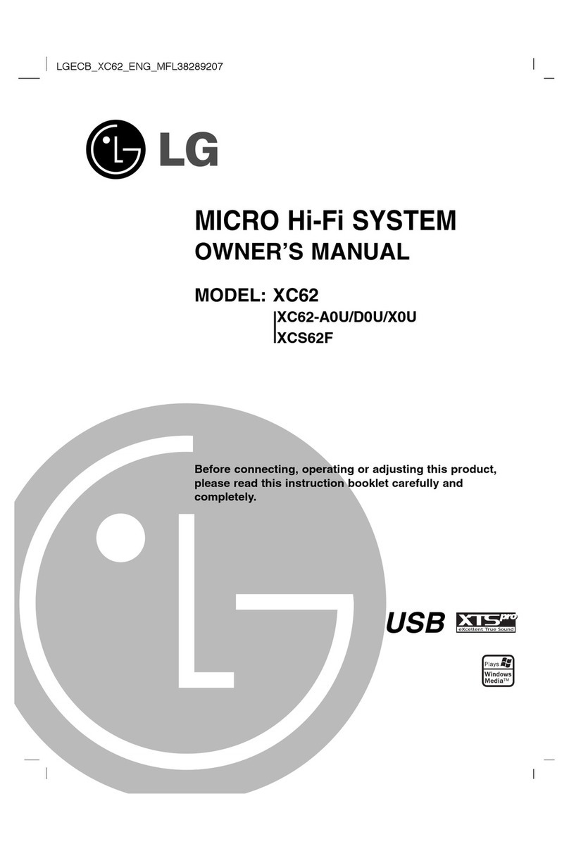 LG XC62 User manual