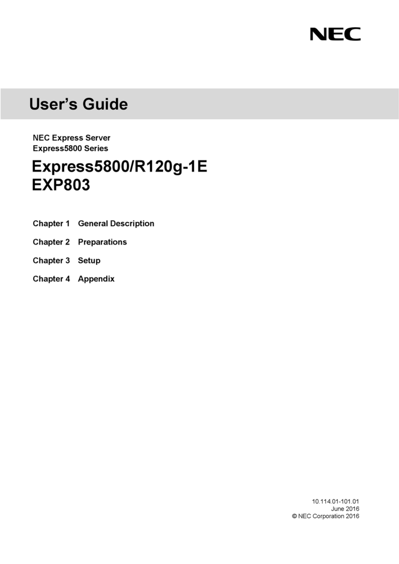 NEC NEC Express5800 Series User manual
