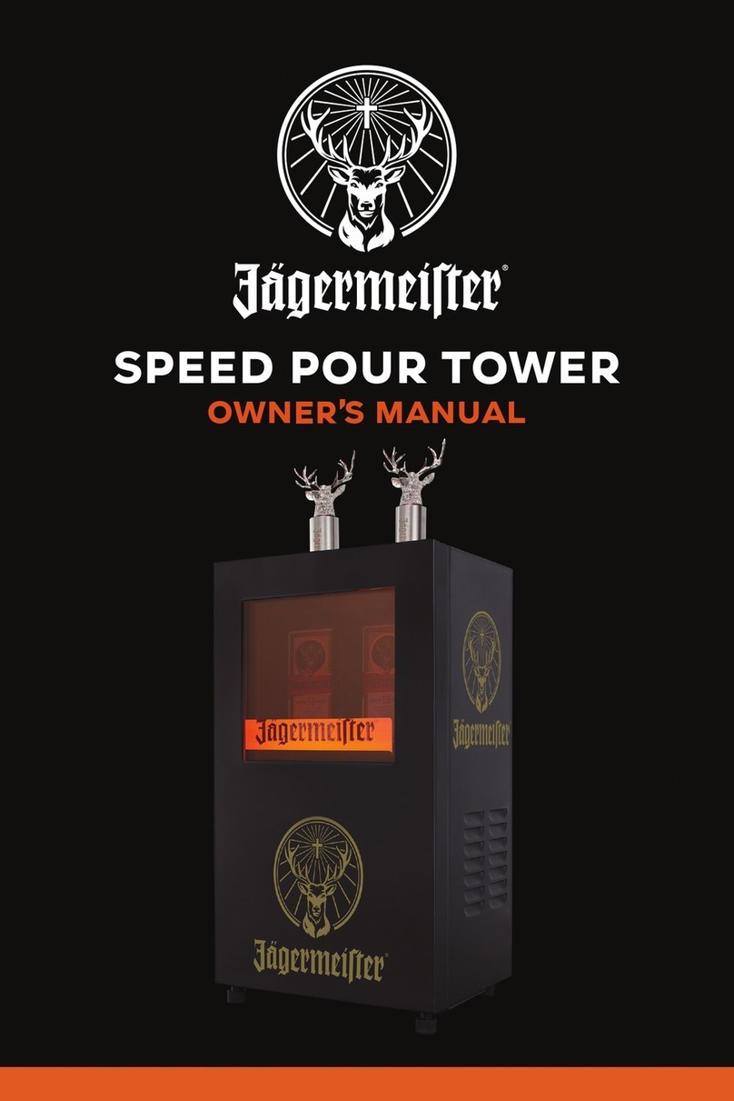Jägermeister SPEED POUR TOWER owner's manual