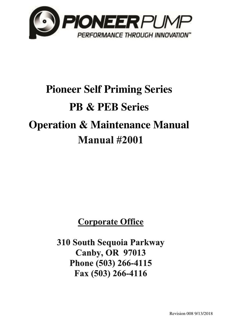 Pioneer PB Series Operation & maintenance manual Pioneer PB Series Operation & maintenance manual