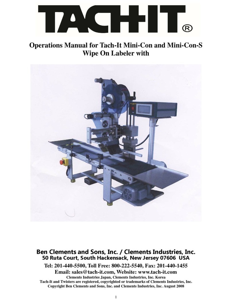Tach-It Mini-Con User manual