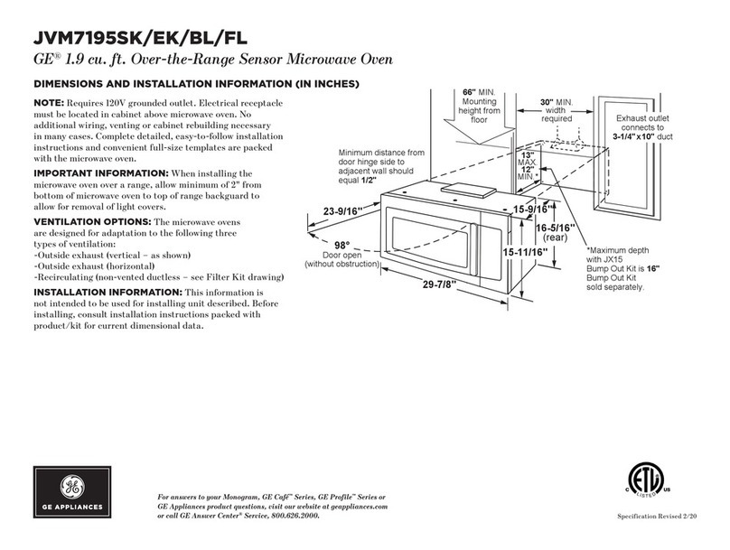 GE JVM7195SKSS Manual