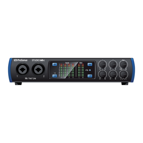 PRESONUS Studio 26c User manual PRESONUS Studio 26c User manual