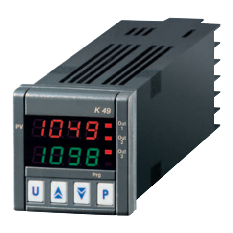 Ascon tecnologic K49 Installation and operation manual