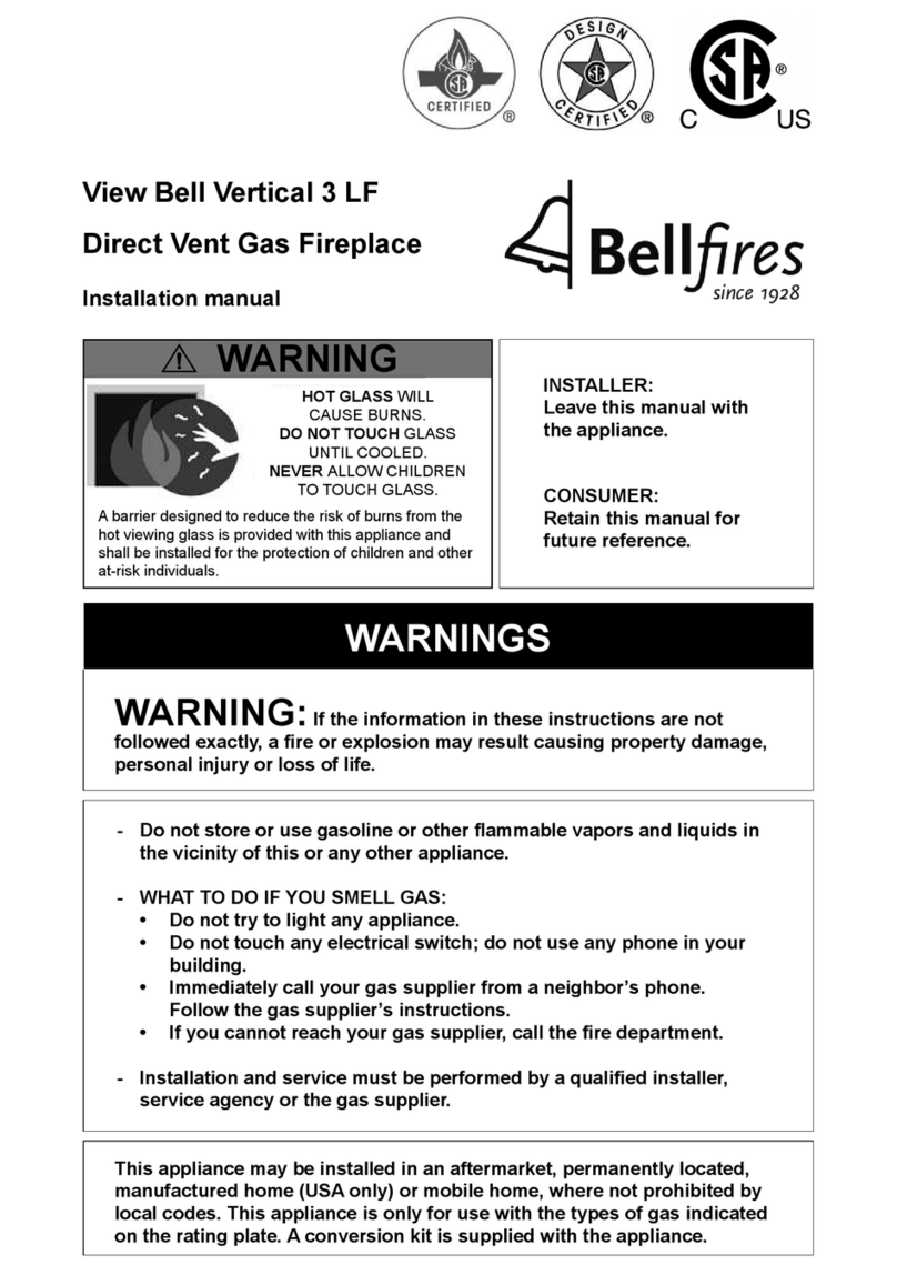 Bellfires VIEW BELL TOPSHAM 3 LF User manual