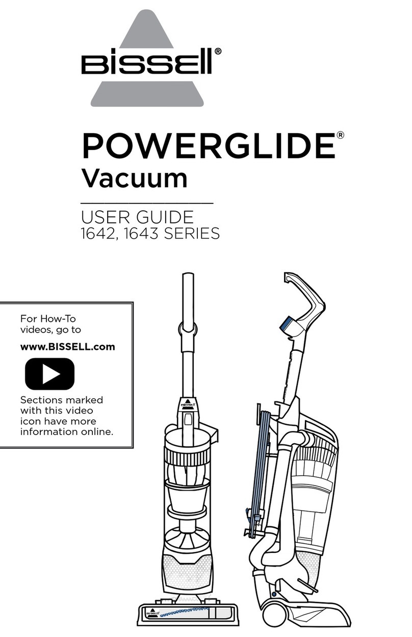 Bissell POWERGLIDE 1642 Series User manual