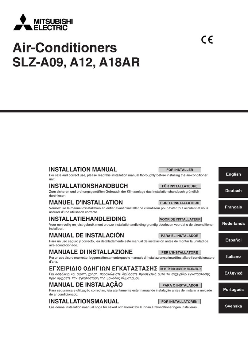 Mitsubishi SLZ-A09 User manual