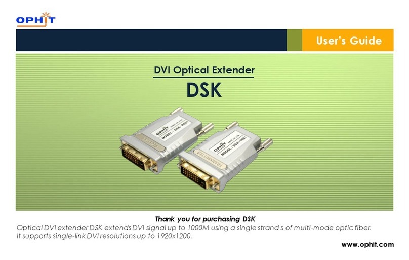 Ophit DSK Series user guide