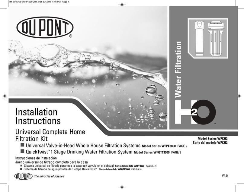 Du Pont WFCH2 series User manual