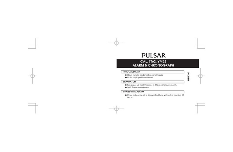 Pulsar 7T62 User manual