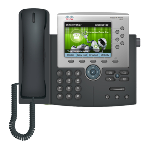 Cisco 7975G - Unified IP Phone VoIP Manual