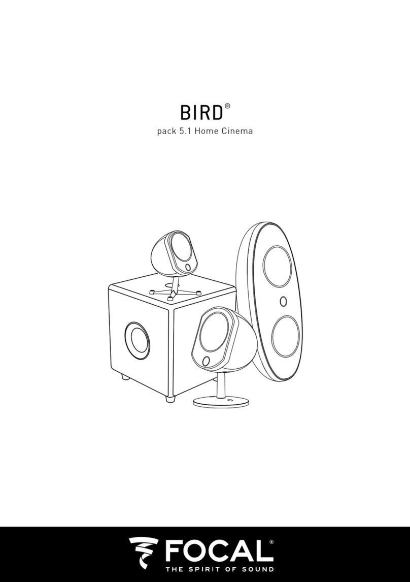 Focal BIRD pack 5.1 user manual