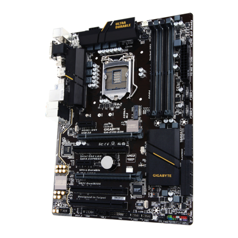 Gigabyte GA-Z170-D3H user manual