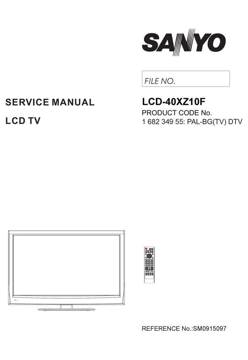 Sanyo LCD-40XZ10F User manual