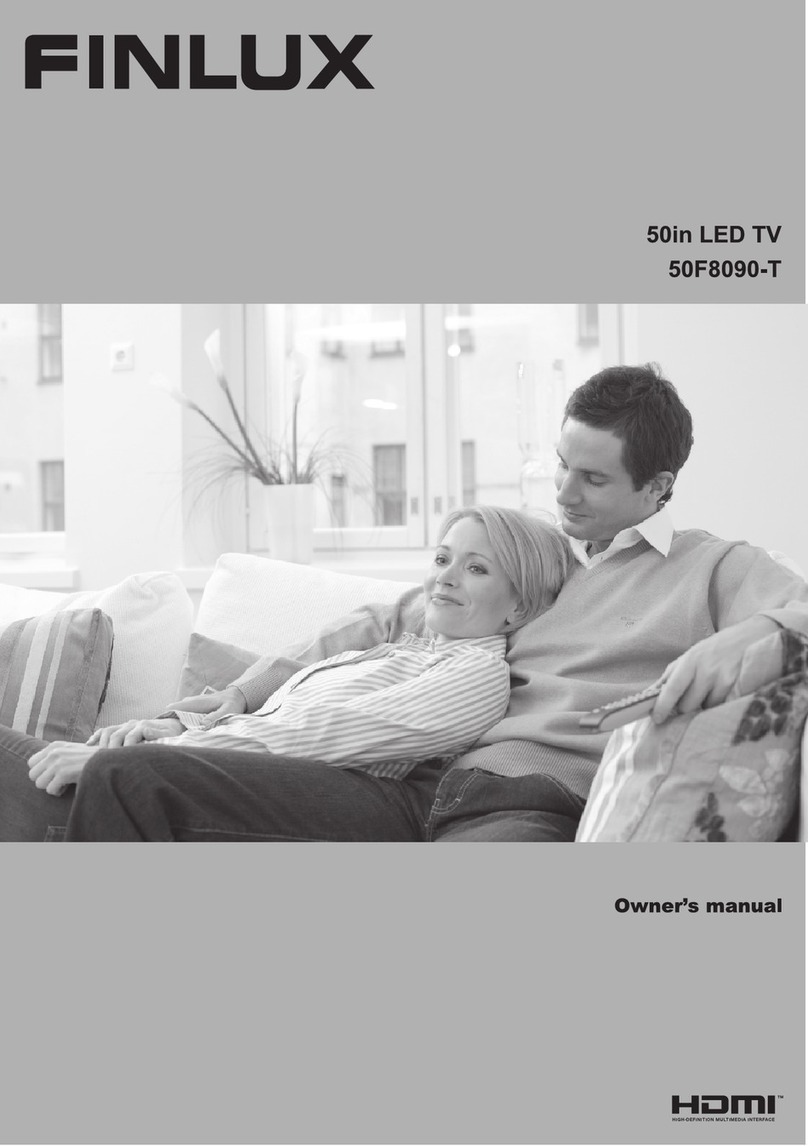 Finlux 50F8090-T owner's guide