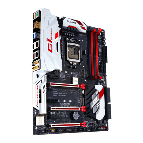 Gigabyte GA-Z170X-Gaming 3 User manual Gigabyte GA-Z170X-Gaming 3 User manual