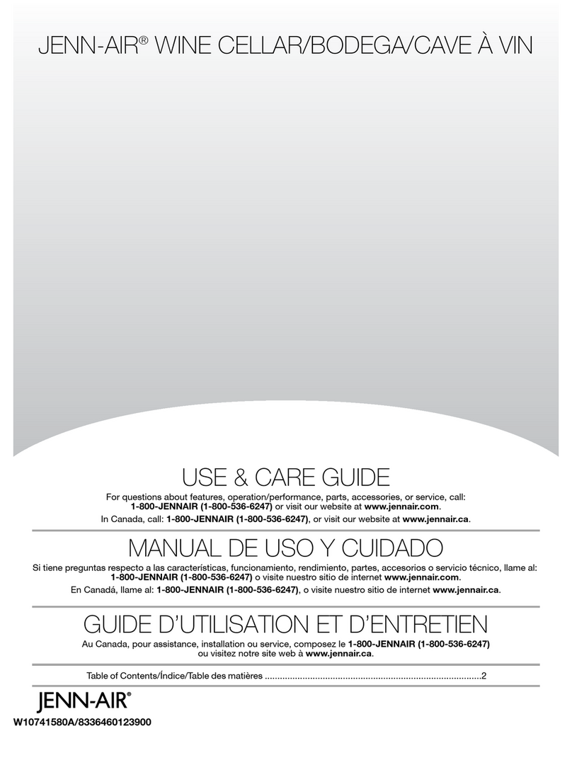 Jenn-Air W10741580A User manual