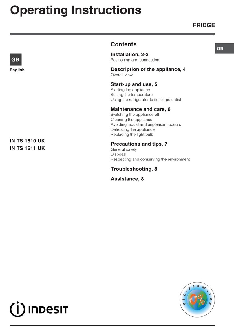Indesit IN TS 1610 UK User manual