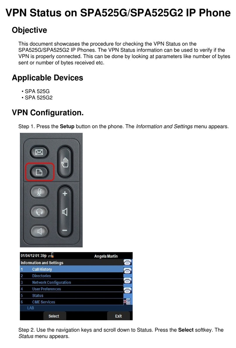 Cisco SPA525G - Small Business Pro IP Phone VoIP User manual