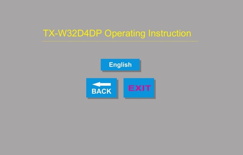 Panasonic TX-W32D4DP User manual