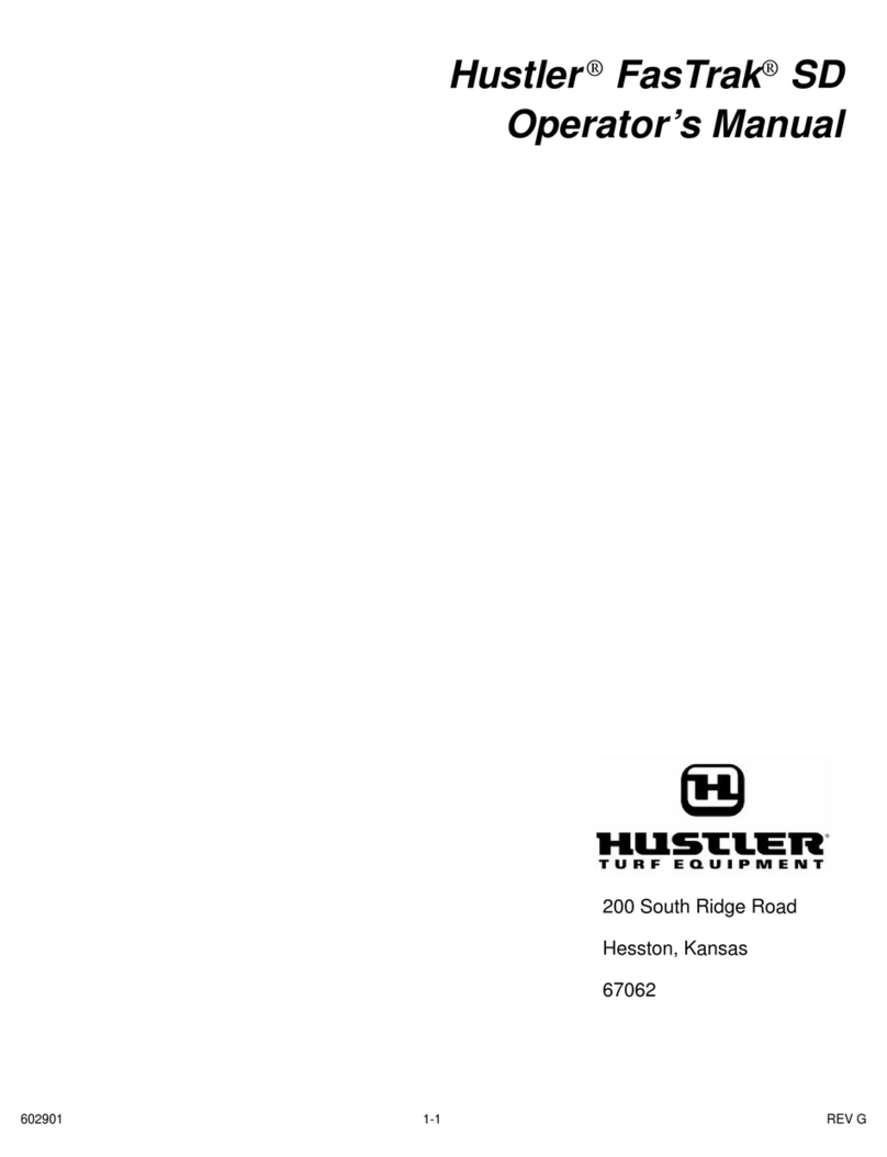 HUSTLER FasTrak SD Operator's manual