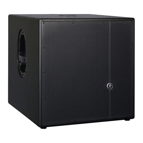 Mackie HD1501 User manual