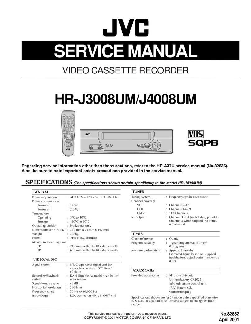 JVC HR-J3008UM User manual