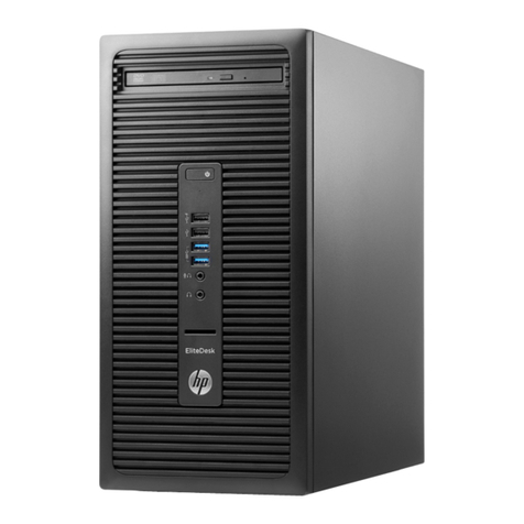HP EliteDesk 705 G2 Desktop Mini Operating and maintenance manual