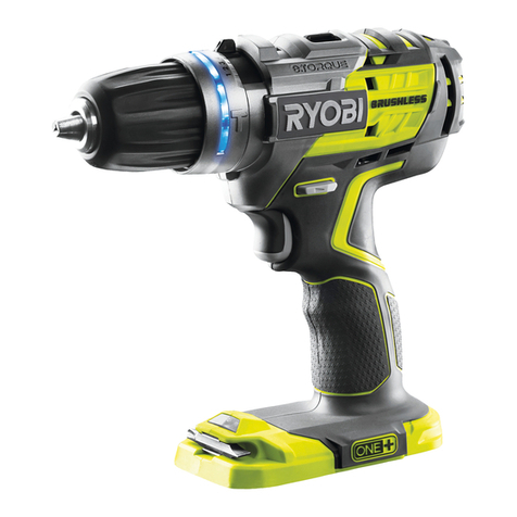 Ryobi R18PDBL User manual