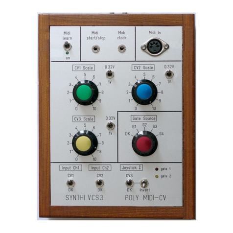 Digitana SYNTHI VCS3 Poly MIDI-CV manual
