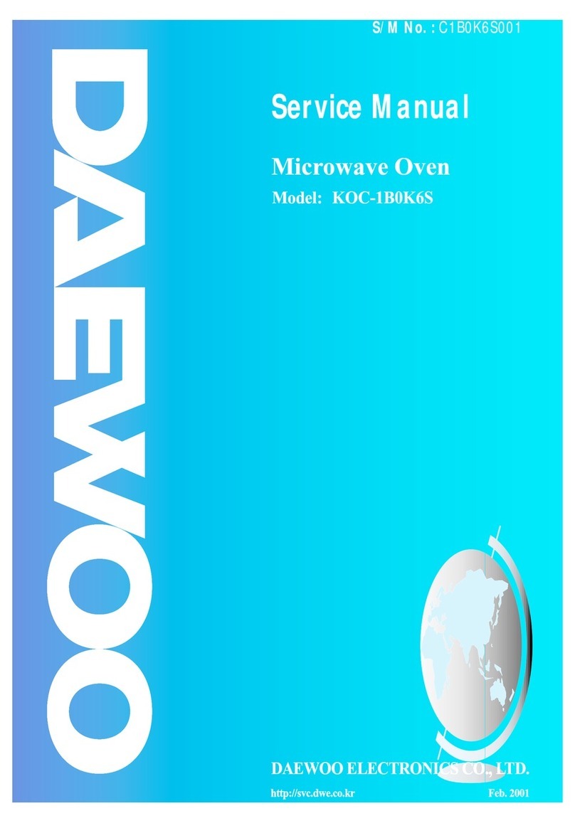 Daewoo KOC-1B0K6S Service manual