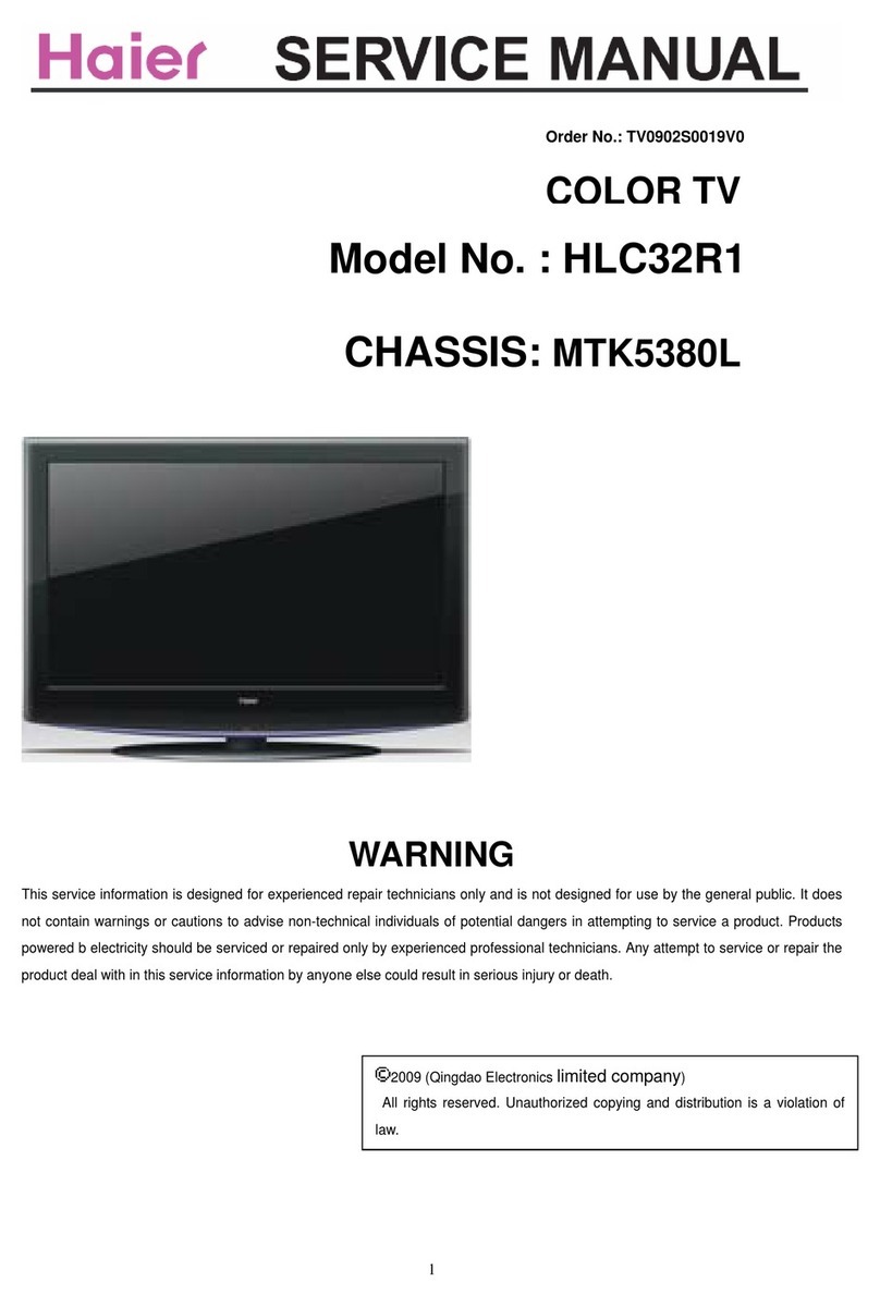 Haier HLC32R1 - 32" LCD TV User manual